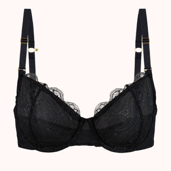 NWT Lively Unlined Lace Bra in Black - Picture 4 of 13